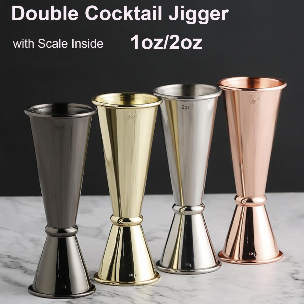 Spirit Measure Jigger - 1oz 2oz Nieuwe Dubbele Design Drinkmeter