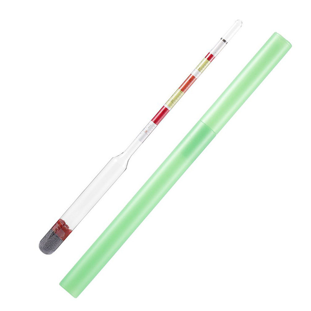Wine To Beer Alcohol - Drievoudige Schaal Hydrometer met Duidelijke Markering,