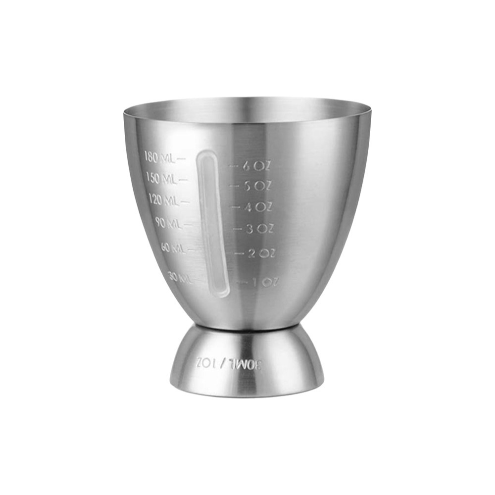 Spirit Measure Jigger - 6 OZ/180 ML Ei-vormige maatbeker van