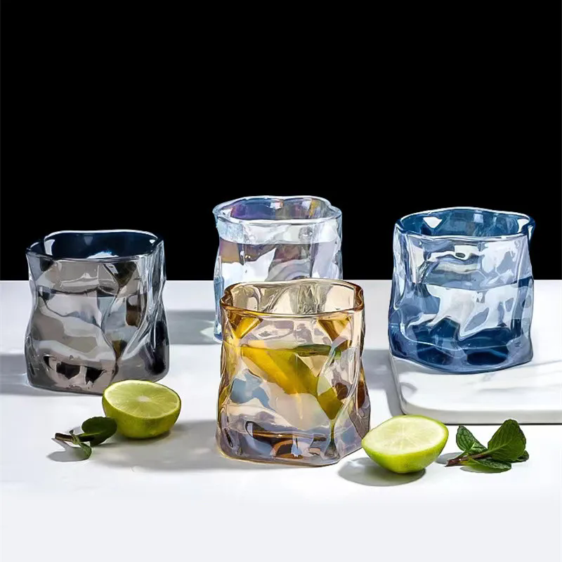 Wine Beer Festival - Gedraaide transparante glazen beker decor whisky