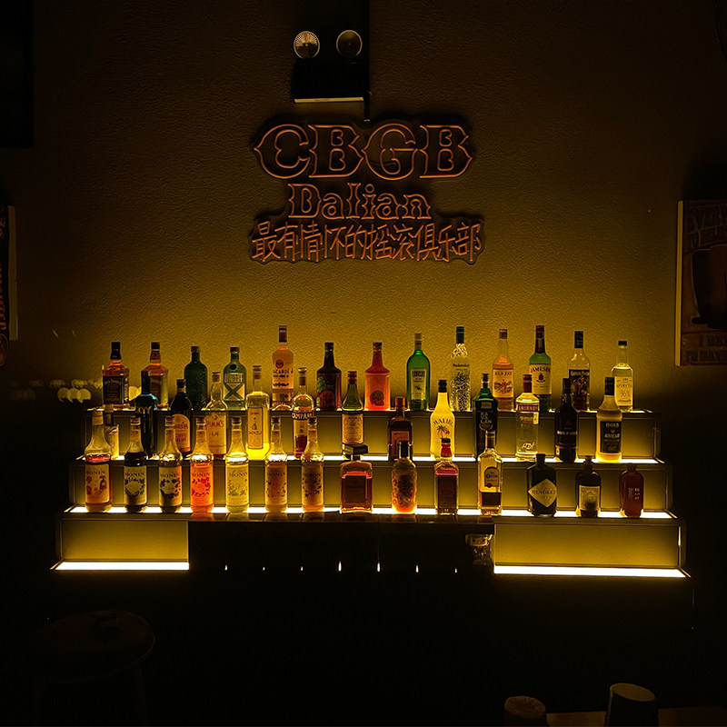 Wine Beer Restaurant - Wijnkast Vitrinekast Aan de muur Wijnrek