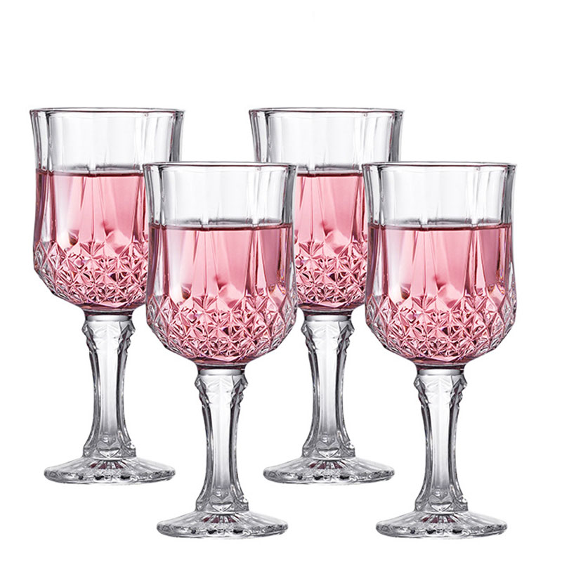 4 Stuks Set Champagne Cups Rod - Wine Glass Set Crystal recensie en prijs