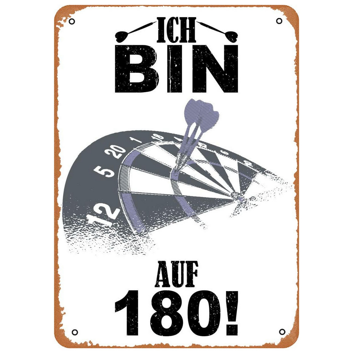 Vintage Darts & Beer blikken b - Wine Tag Label recensie en prijs