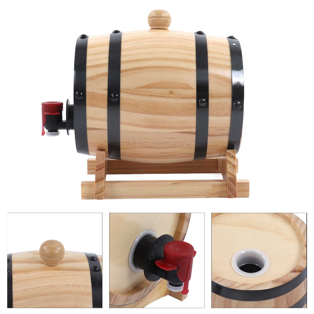 7-delige vintage houten wijn-  - Wine Beer Whiskey recensie en prijs