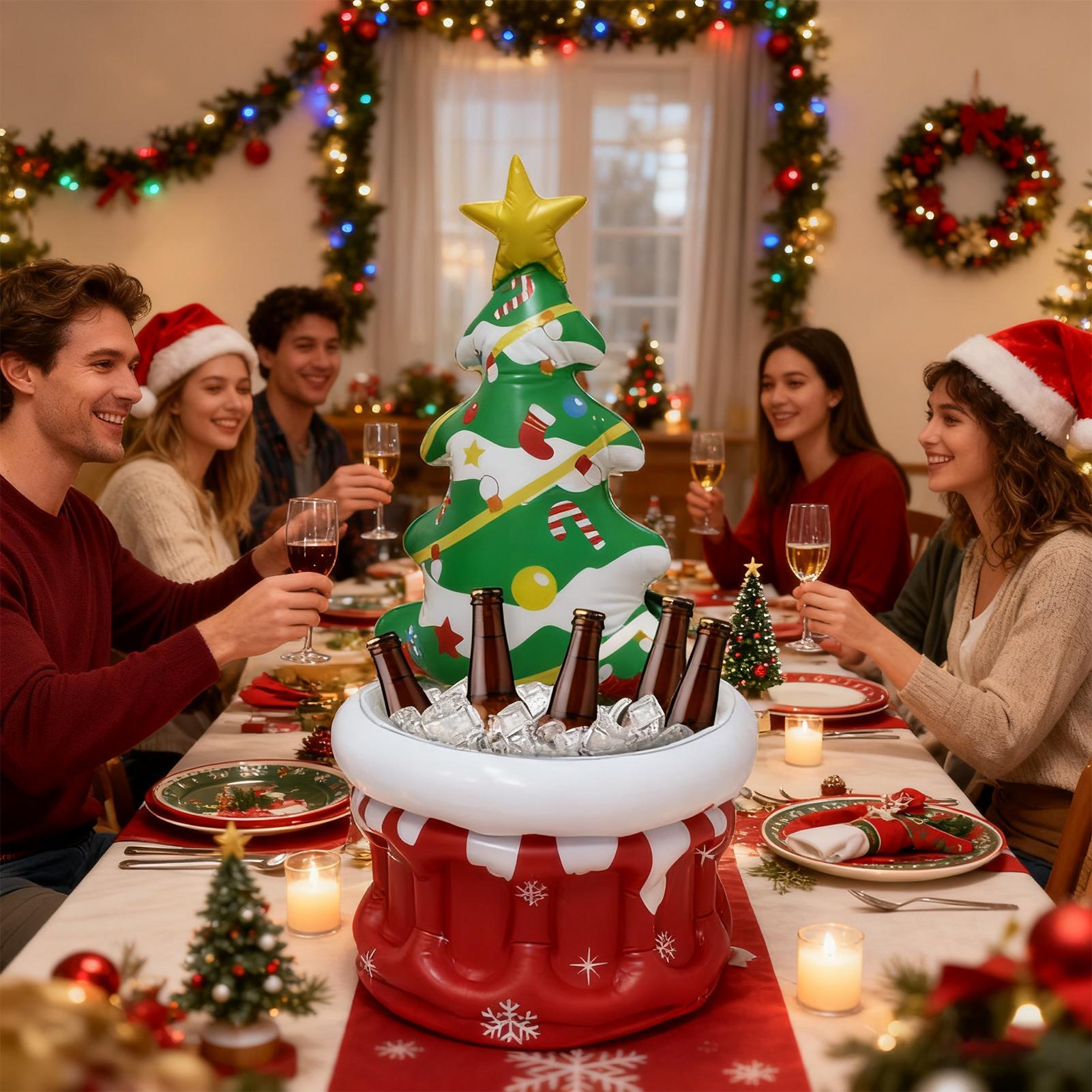 Opblaasbare koeler kerstboom v - Wine Beer Festival recensie en prijs