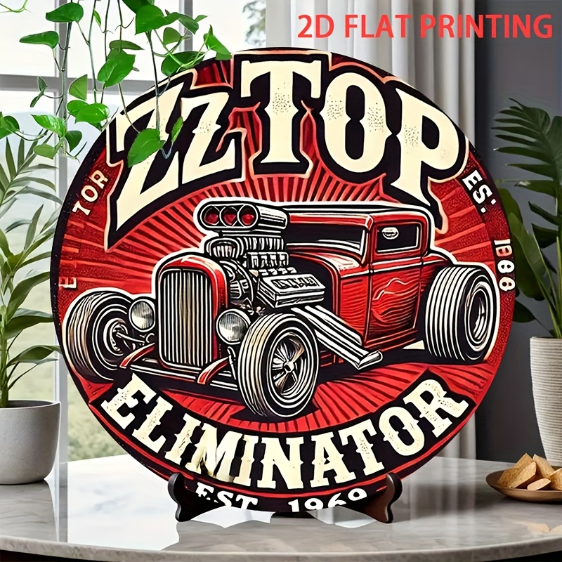 2D plat, 1pc ZZ Top Eliminator - Wine Tag Label recensie en prijs