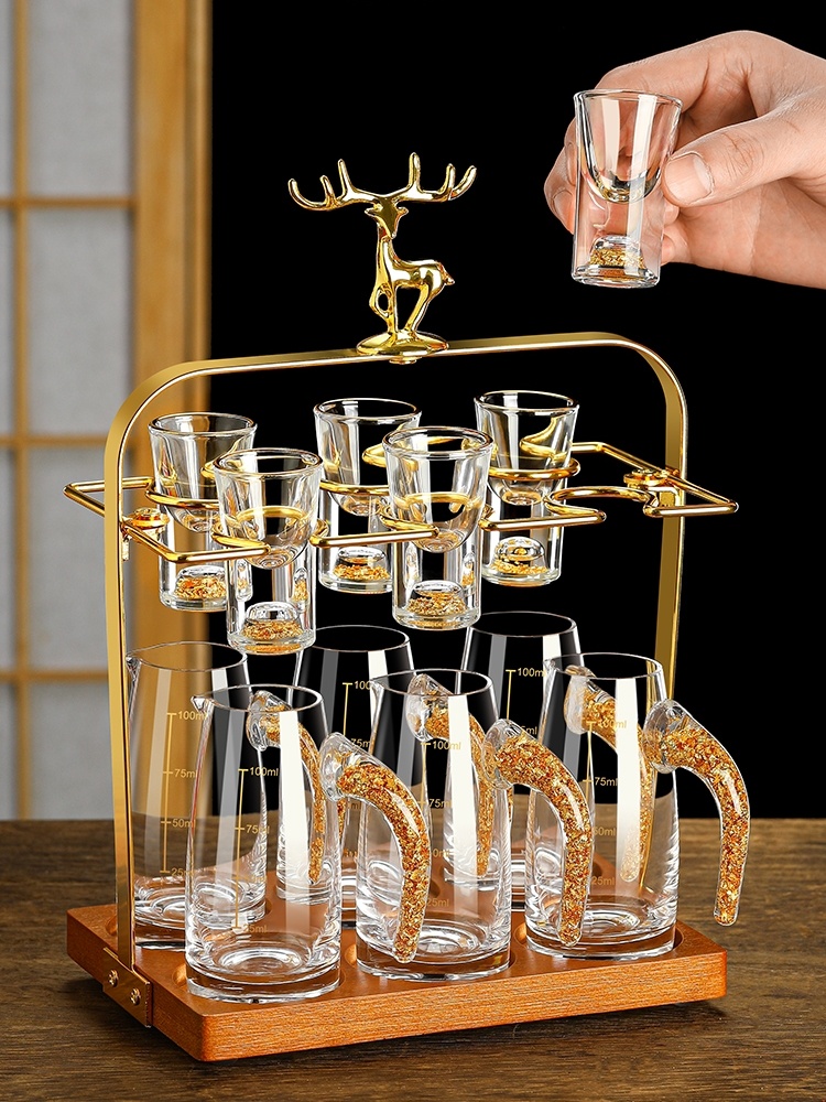 Chinees stijl gouden folie wit - Wine Glass Set Crystal recensie en prijs