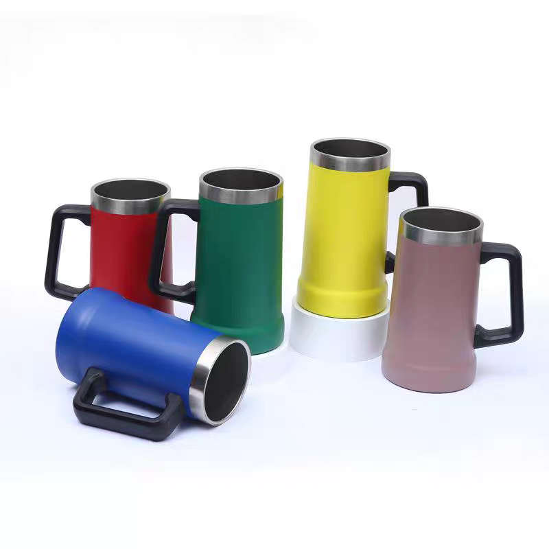 Geïsoleerde roestvrijstalen bi - Beer Mug Handled recensie en prijs