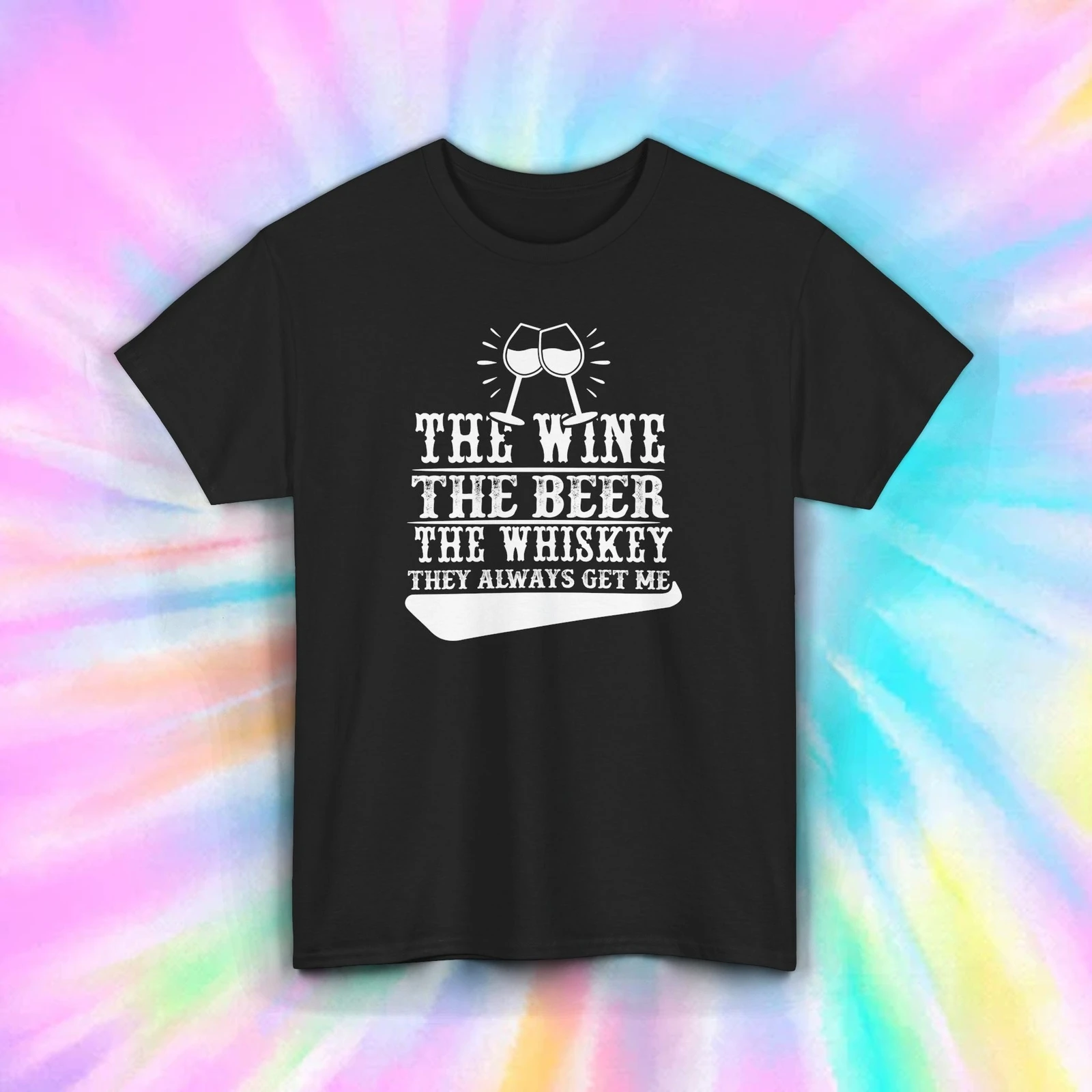 Wijn bier whisky shirt grappig - Wine To Beer Alcohol recensie en prijs
